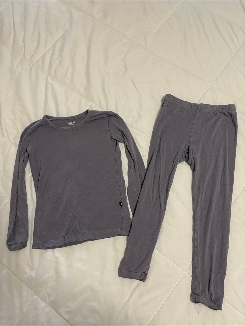 Kyte BABY Long Sleeve Pajama Set in Dusty Purple